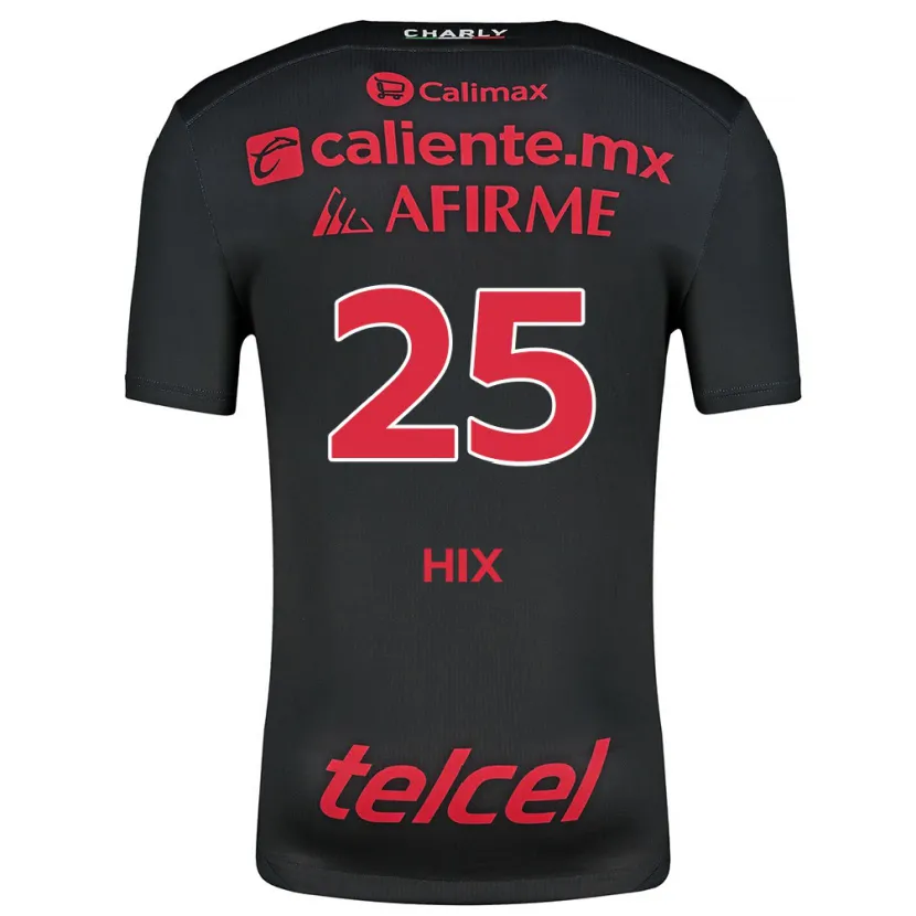 Danxen Herren Angelina Hix #25 Schwarz Rot Heimtrikot Trikot 2024/25 T-Shirt Österreich