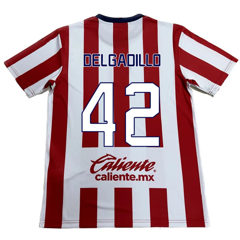 Danxen Herren Diego Delgadillo #42 Rot-Weiss Heimtrikot Trikot 2024/25 T-Shirt Österreich