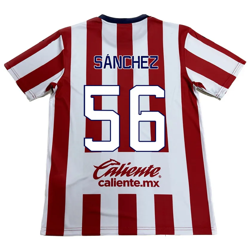 Danxen Herren Benjamín Sánchez #56 Rot-Weiss Heimtrikot Trikot 2024/25 T-Shirt Österreich
