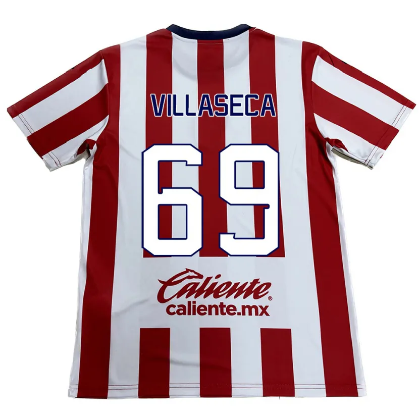 Danxen Herren Daniel Villaseca #69 Rot-Weiss Heimtrikot Trikot 2024/25 T-Shirt Österreich