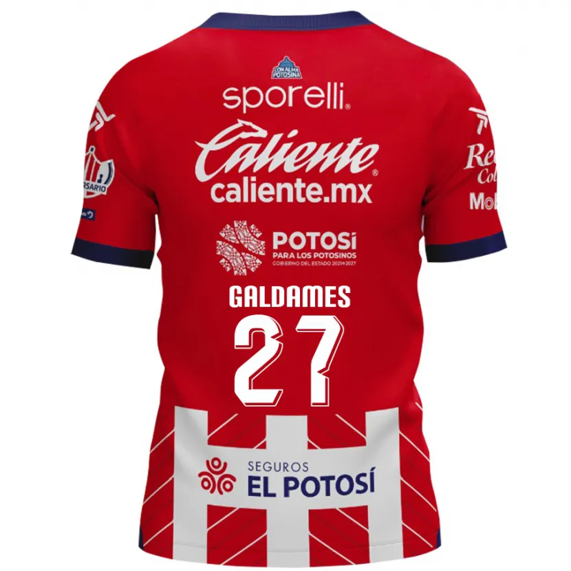 Danxen Herren Benjamín Galdames #27 Rot-Weiss Heimtrikot Trikot 2024/25 T-Shirt Österreich