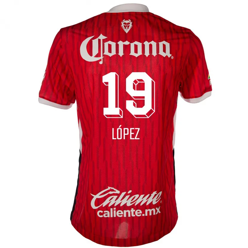 Danxen Herren Iván López #19 Rot-Weiss Heimtrikot Trikot 2024/25 T-Shirt Österreich