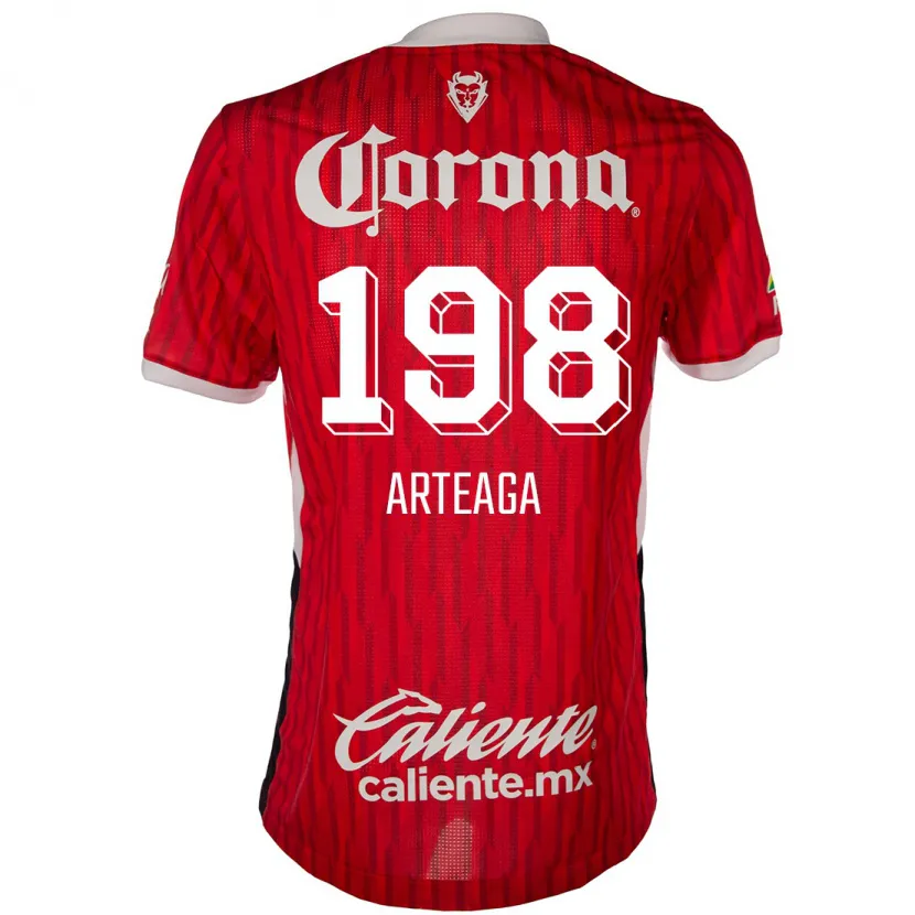 Danxen Herren Víctor Arteaga #198 Rot-Weiss Heimtrikot Trikot 2024/25 T-Shirt Österreich