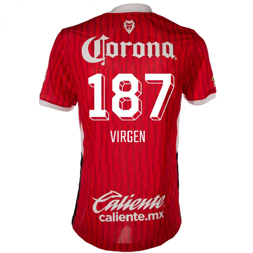 Danxen Herren Oswaldo Virgen #187 Rot-Weiss Heimtrikot Trikot 2024/25 T-Shirt Österreich