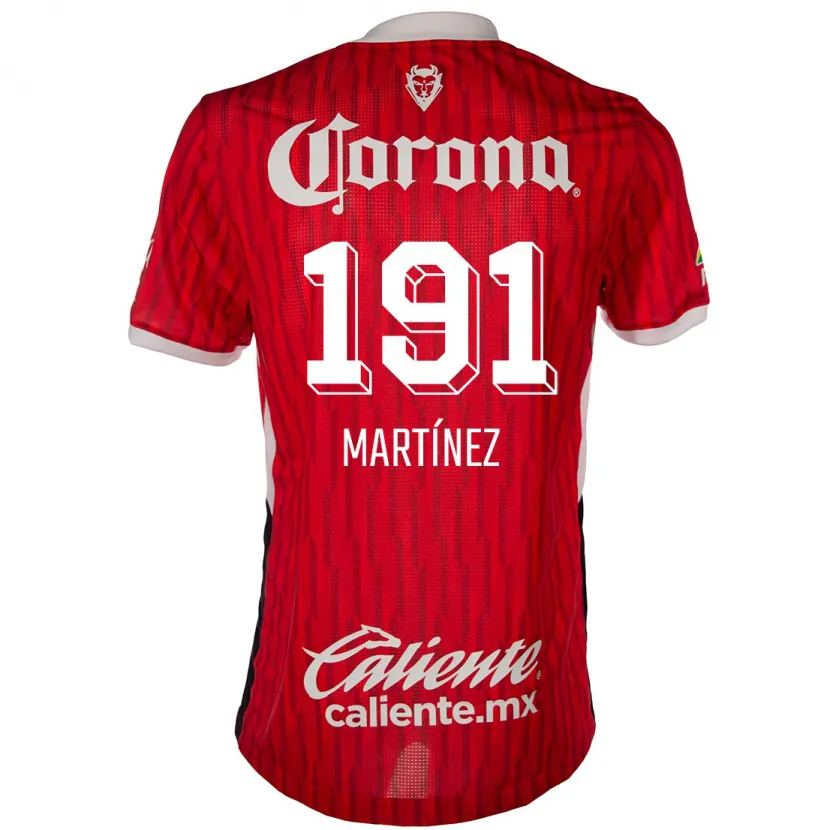 Danxen Herren Kevin Martínez #191 Rot-Weiss Heimtrikot Trikot 2024/25 T-Shirt Österreich