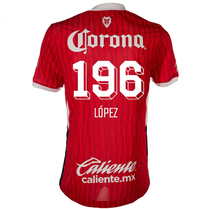 Danxen Herren Ethan López #196 Rot-Weiss Heimtrikot Trikot 2024/25 T-Shirt Österreich
