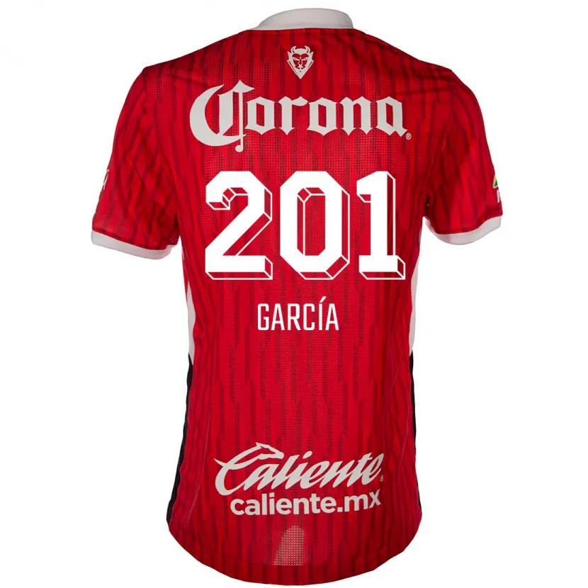 Danxen Herren Eros García #201 Rot-Weiss Heimtrikot Trikot 2024/25 T-Shirt Österreich