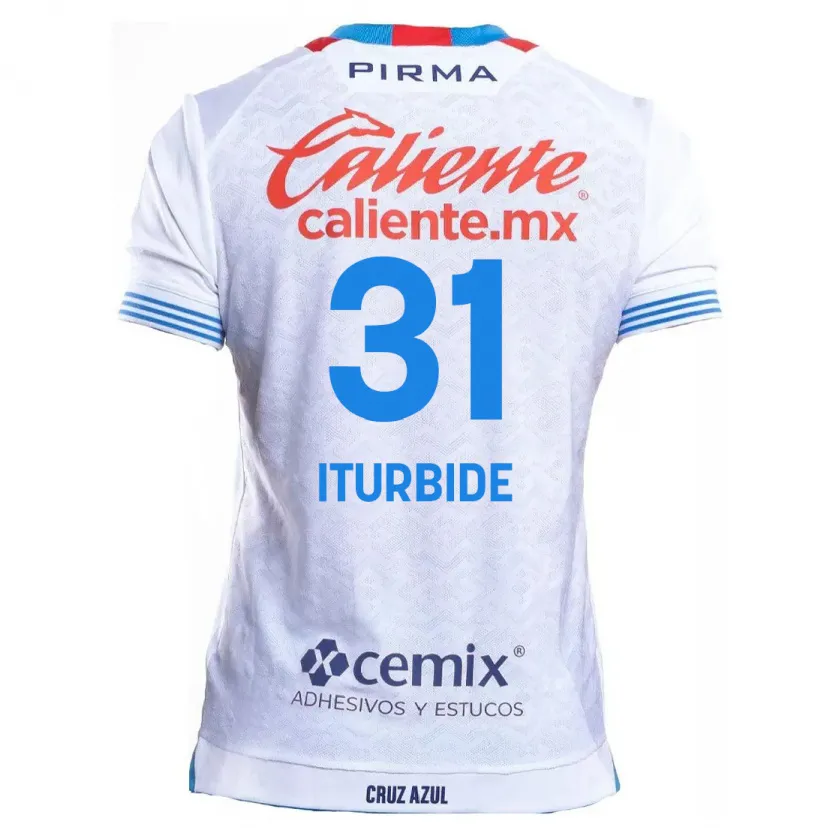 Danxen Herren Luis Iturbide #31 Weiß Blau Auswärtstrikot Trikot 2024/25 T-Shirt Österreich