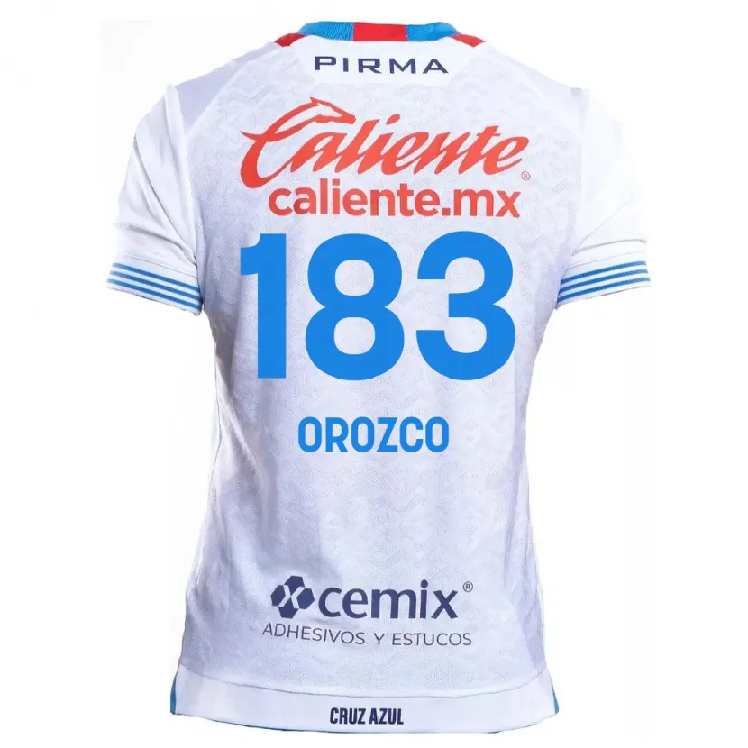 Danxen Herren Fabrizzio Orozco #183 Weiß Blau Auswärtstrikot Trikot 2024/25 T-Shirt Österreich