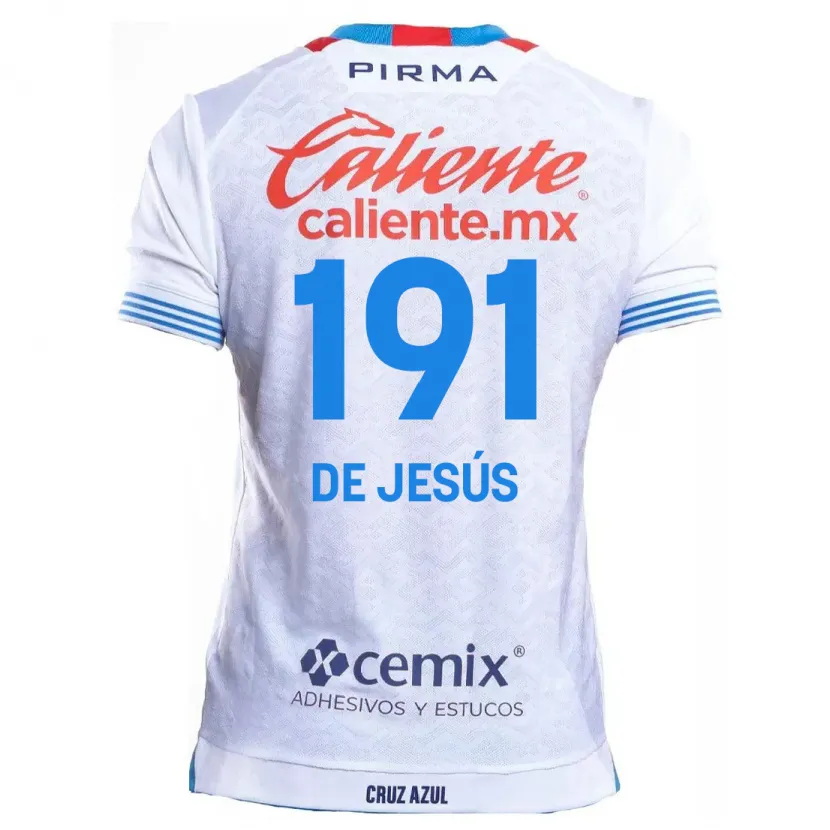 Danxen Herren Luis De Jesús #191 Weiß Blau Auswärtstrikot Trikot 2024/25 T-Shirt Österreich
