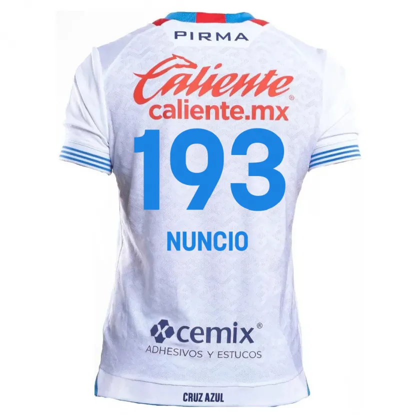 Danxen Herren Jorge Nuncio #193 Weiß Blau Auswärtstrikot Trikot 2024/25 T-Shirt Österreich