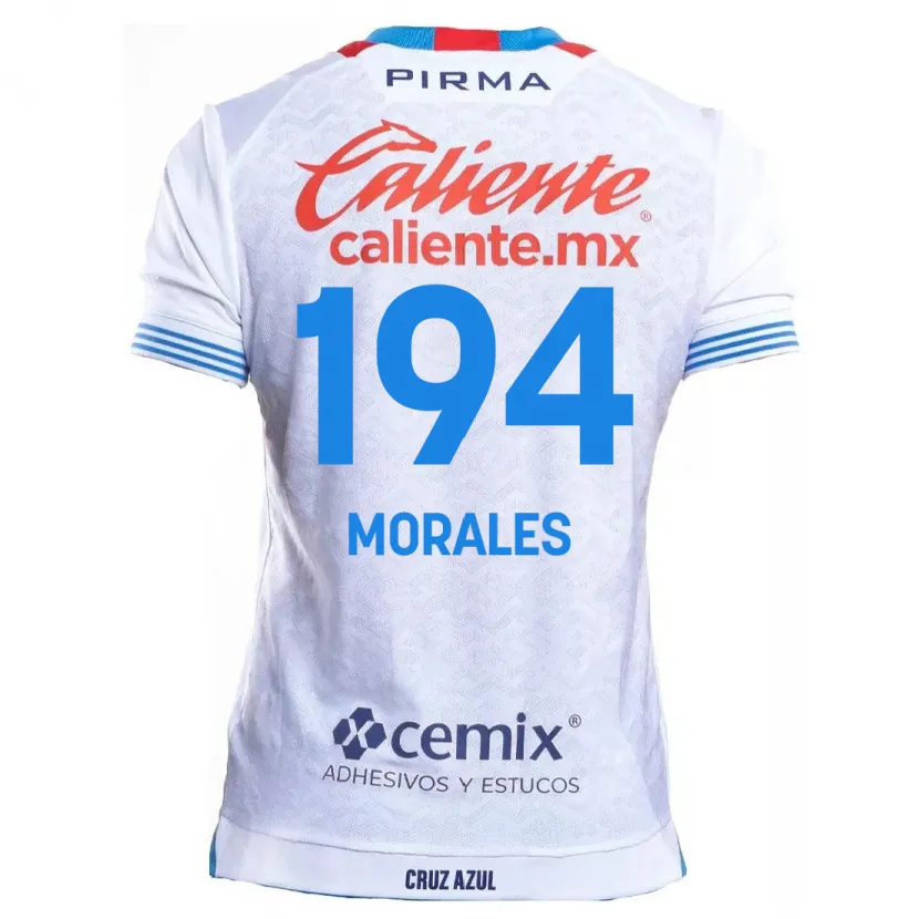 Danxen Herren Amaury Morales #194 Weiß Blau Auswärtstrikot Trikot 2024/25 T-Shirt Österreich