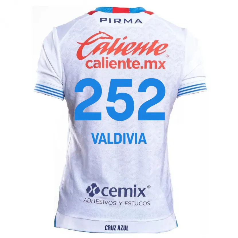Danxen Herren Christian Valdivia #252 Weiß Blau Auswärtstrikot Trikot 2024/25 T-Shirt Österreich