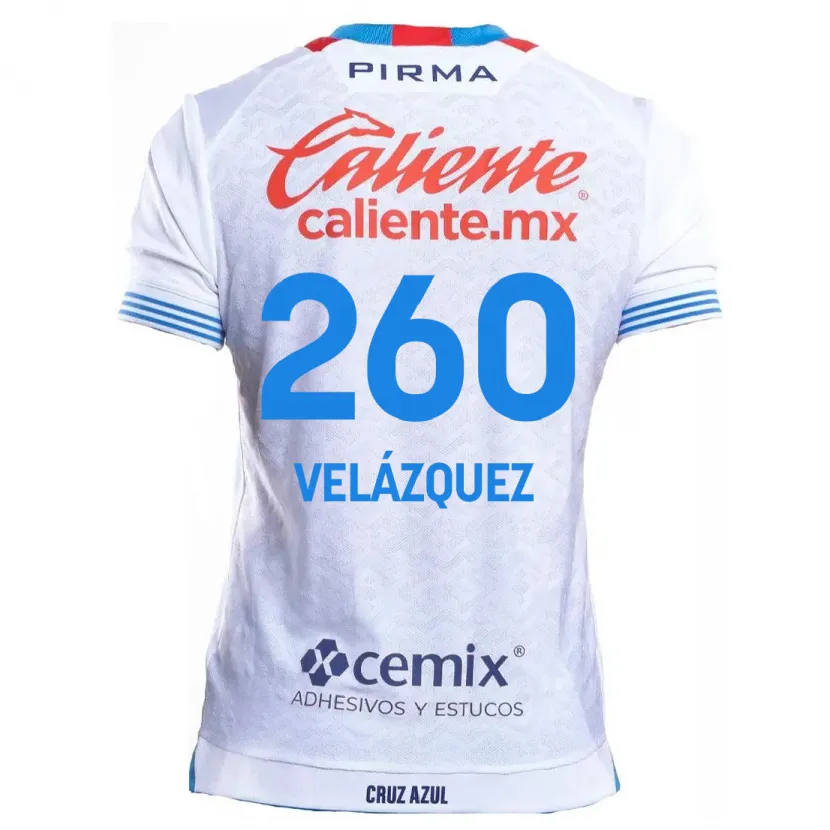 Danxen Herren Víctor Velázquez #260 Weiß Blau Auswärtstrikot Trikot 2024/25 T-Shirt Österreich