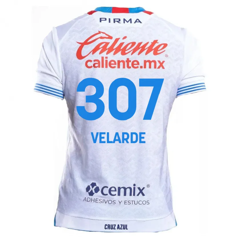 Danxen Herren Juan Velarde #307 Weiß Blau Auswärtstrikot Trikot 2024/25 T-Shirt Österreich