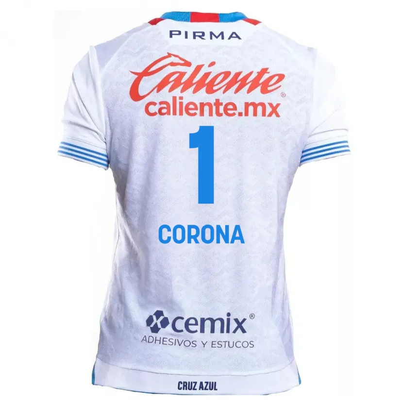 Danxen Herren Jose De Jesus Corona #1 Weiß Blau Auswärtstrikot Trikot 2024/25 T-Shirt Österreich