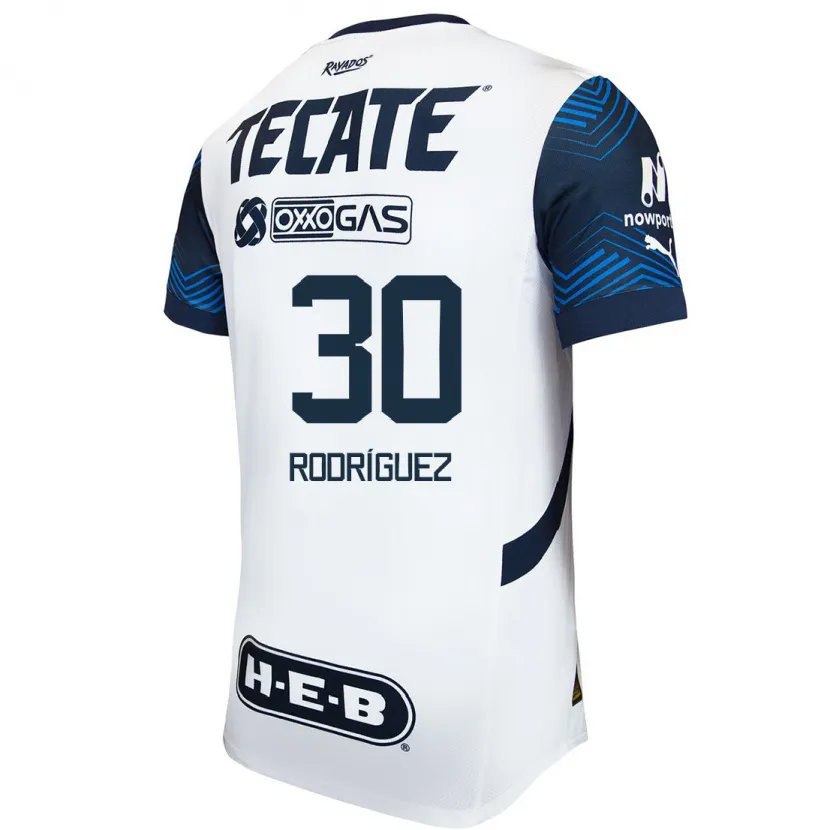 Danxen Herren Jorge Rodríguez #30 Weiß Blau Auswärtstrikot Trikot 2024/25 T-Shirt Österreich