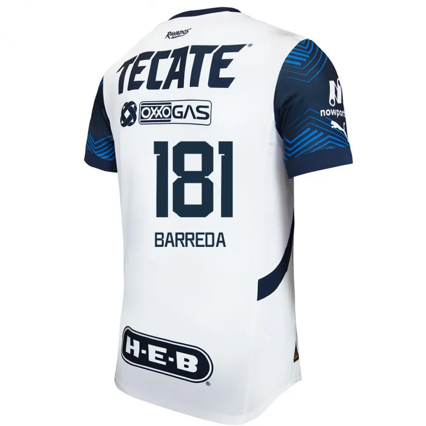 Danxen Herren Dimas Barreda #181 Weiß Blau Auswärtstrikot Trikot 2024/25 T-Shirt Österreich
