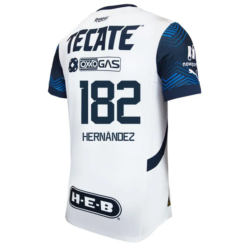 Danxen Herren Derek Hernández #182 Weiß Blau Auswärtstrikot Trikot 2024/25 T-Shirt Österreich