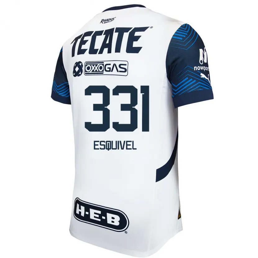 Danxen Herren Abraham Esquivel #331 Weiß Blau Auswärtstrikot Trikot 2024/25 T-Shirt Österreich