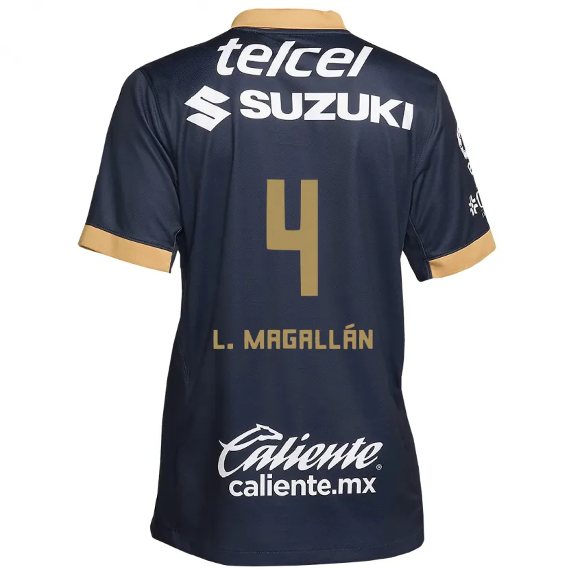 Danxen Herren Lisandro Magallán #4 Obsidian Gold Weiß Auswärtstrikot Trikot 2024/25 T-Shirt Österreich