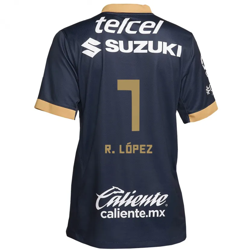 Danxen Herren Rodrigo López #7 Obsidian Gold Weiß Auswärtstrikot Trikot 2024/25 T-Shirt Österreich