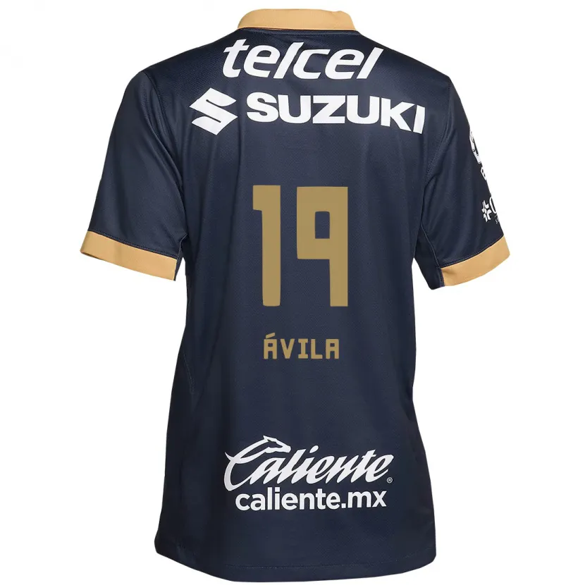 Danxen Herren Alí Ávila #19 Obsidian Gold Weiß Auswärtstrikot Trikot 2024/25 T-Shirt Österreich
