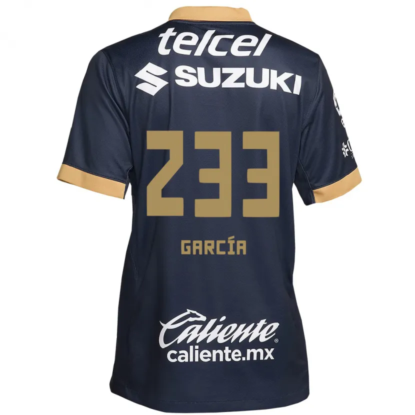 Danxen Herren Carlos García #233 Obsidian Gold Weiß Auswärtstrikot Trikot 2024/25 T-Shirt Österreich