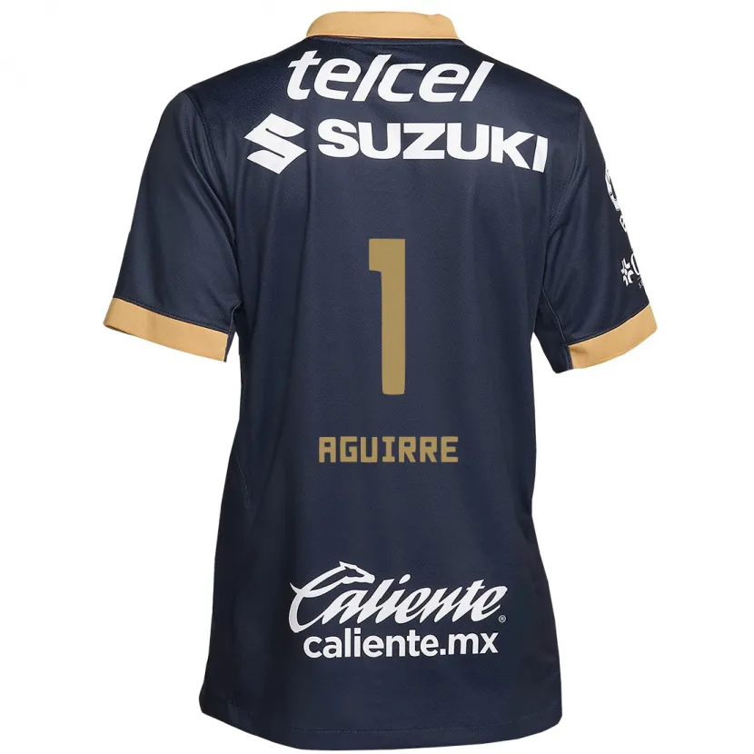 Danxen Herren Miriam Aguirre #1 Obsidian Gold Weiß Auswärtstrikot Trikot 2024/25 T-Shirt Österreich