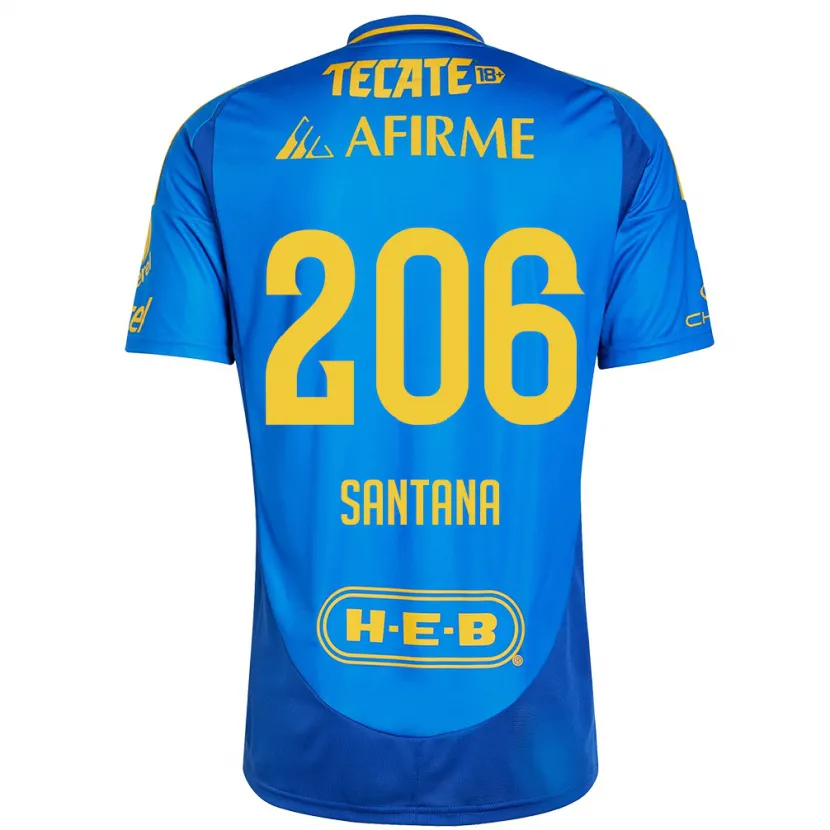 Danxen Herren Joel Santana #206 Blau Gelb Auswärtstrikot Trikot 2024/25 T-Shirt Österreich