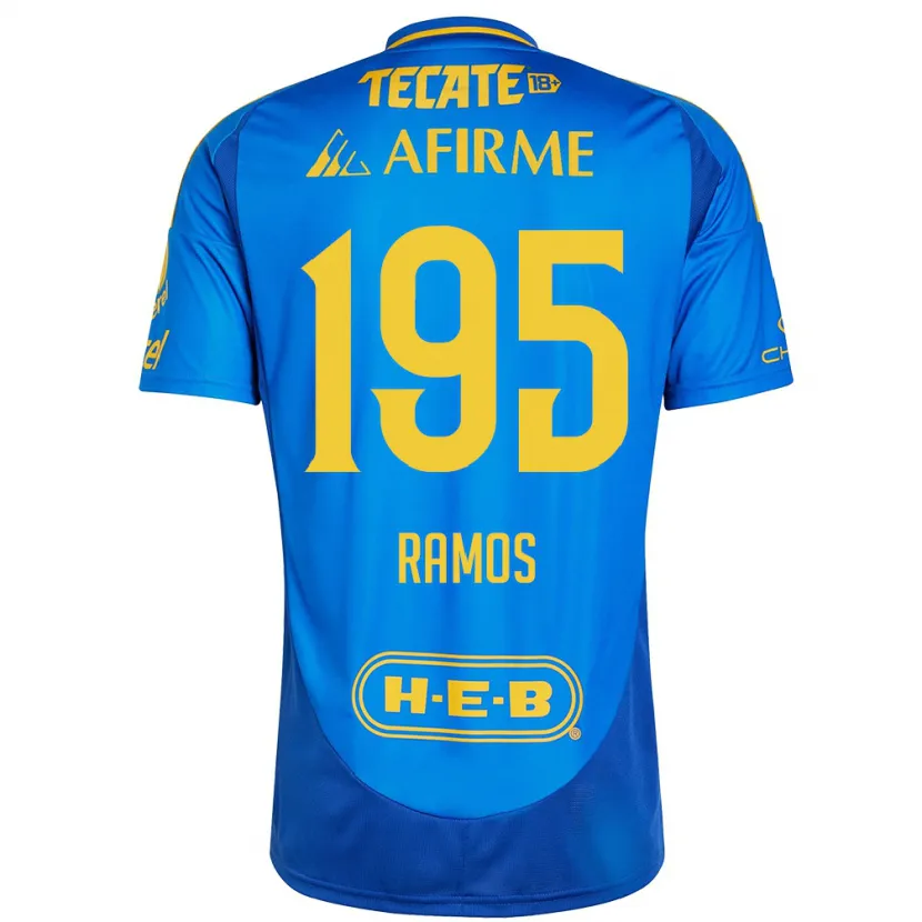 Danxen Herren Rodrigo Ramos #195 Blau Gelb Auswärtstrikot Trikot 2024/25 T-Shirt Österreich