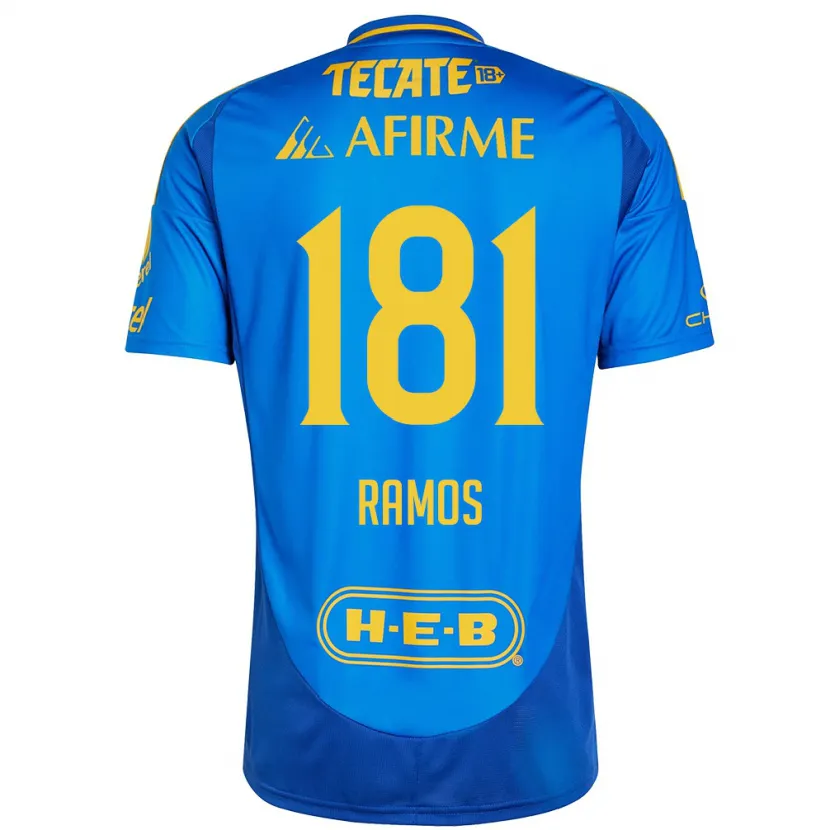 Danxen Herren Anthony Ramos #181 Blau Gelb Auswärtstrikot Trikot 2024/25 T-Shirt Österreich