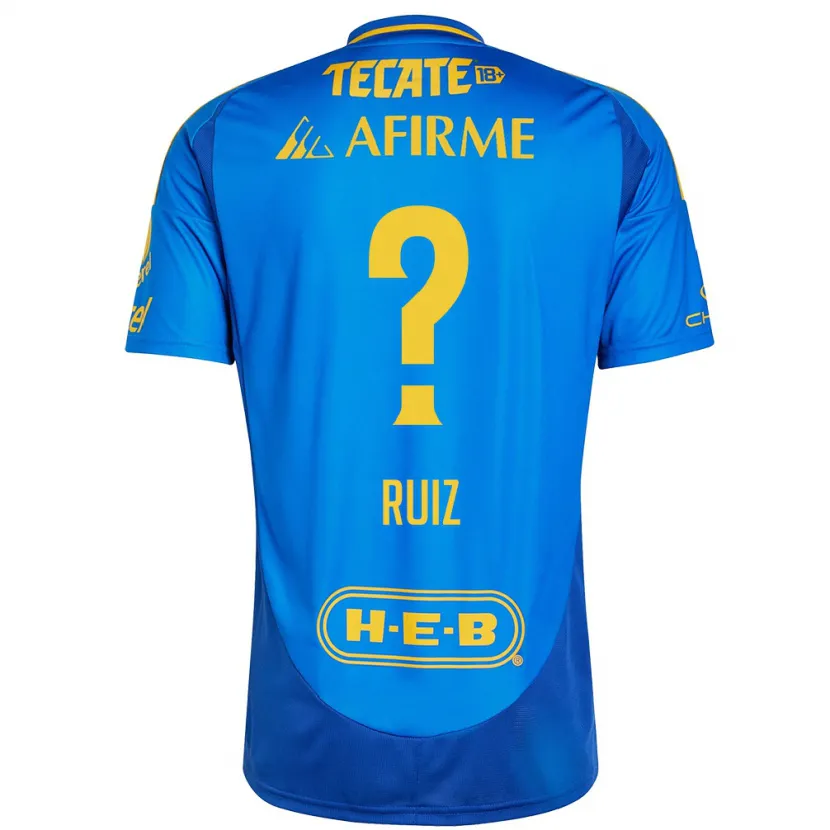 Danxen Herren Luis Ruiz #0 Blau Gelb Auswärtstrikot Trikot 2024/25 T-Shirt Österreich