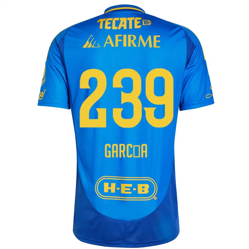 Danxen Herren Diego García #239 Blau Gelb Auswärtstrikot Trikot 2024/25 T-Shirt Österreich