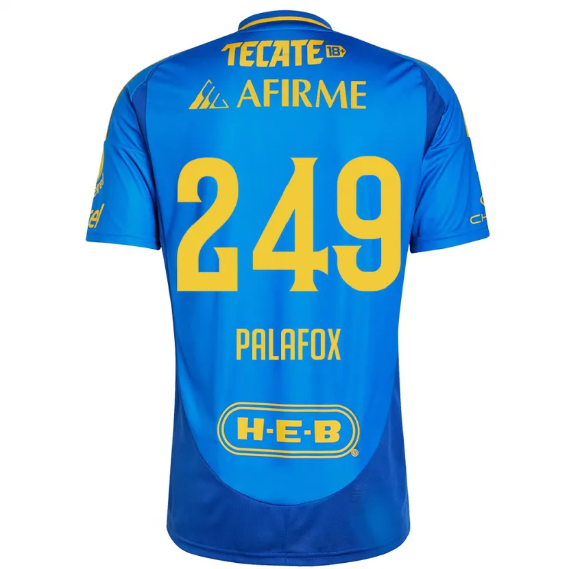 Danxen Herren José Palafox #249 Blau Gelb Auswärtstrikot Trikot 2024/25 T-Shirt Österreich