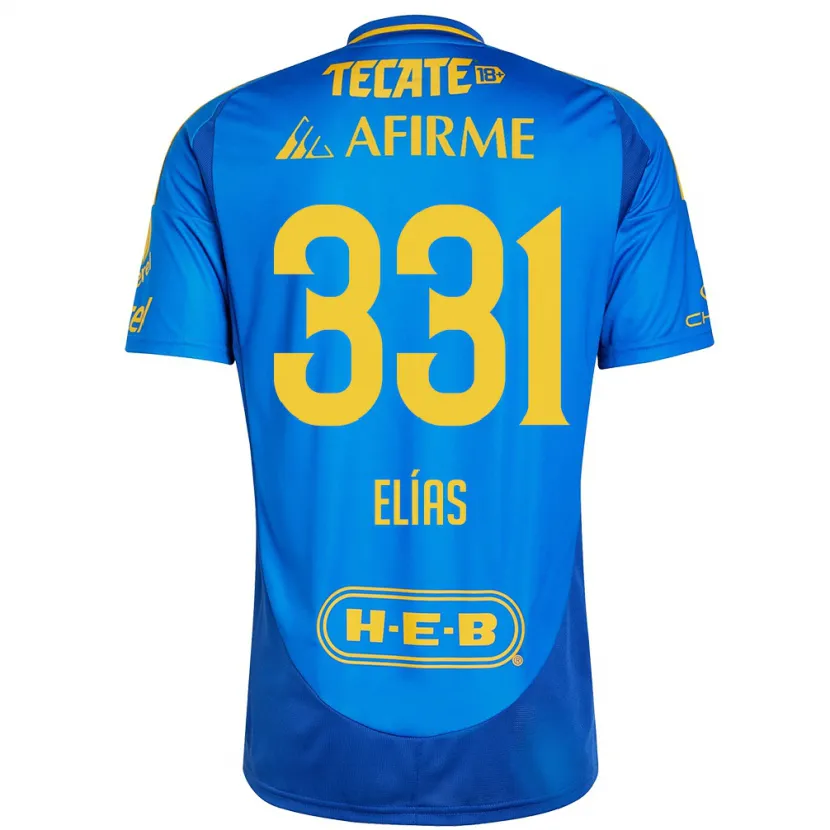 Danxen Herren Bruno Elías #331 Blau Gelb Auswärtstrikot Trikot 2024/25 T-Shirt Österreich