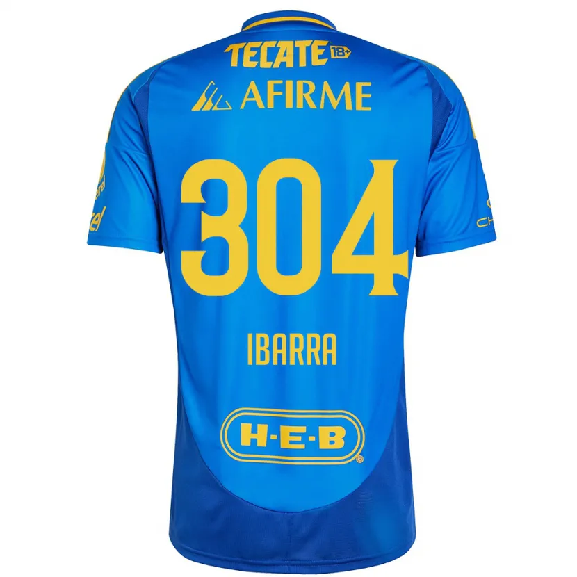 Danxen Herren Luis Ibarra #304 Blau Gelb Auswärtstrikot Trikot 2024/25 T-Shirt Österreich