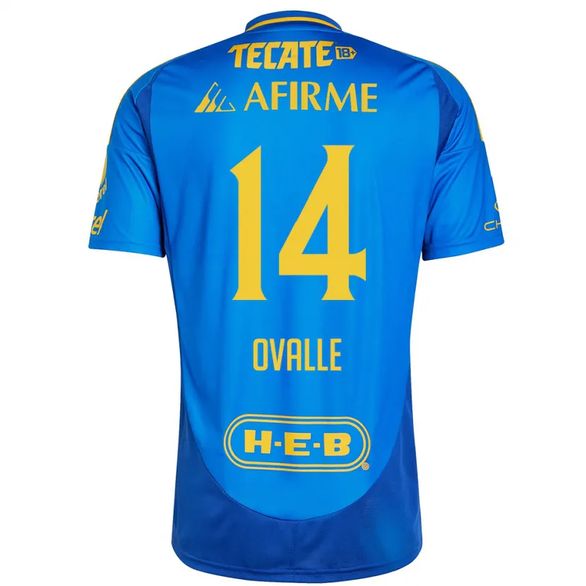 Danxen Herren Lizbeth Ovalle #14 Blau Gelb Auswärtstrikot Trikot 2024/25 T-Shirt Österreich