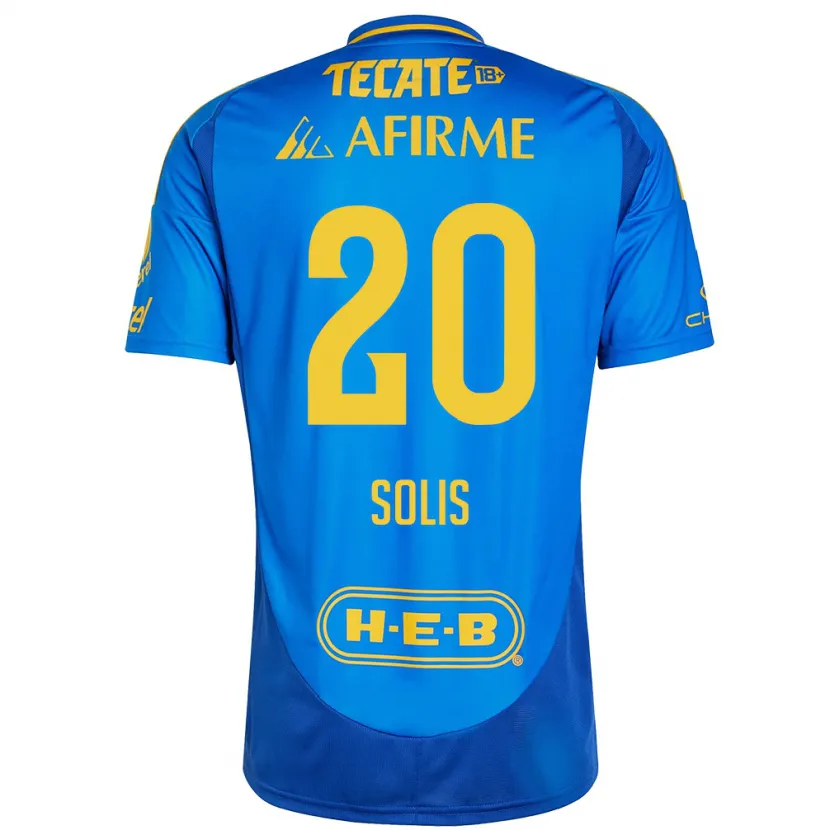 Danxen Herren Ofelia Solis #20 Blau Gelb Auswärtstrikot Trikot 2024/25 T-Shirt Österreich