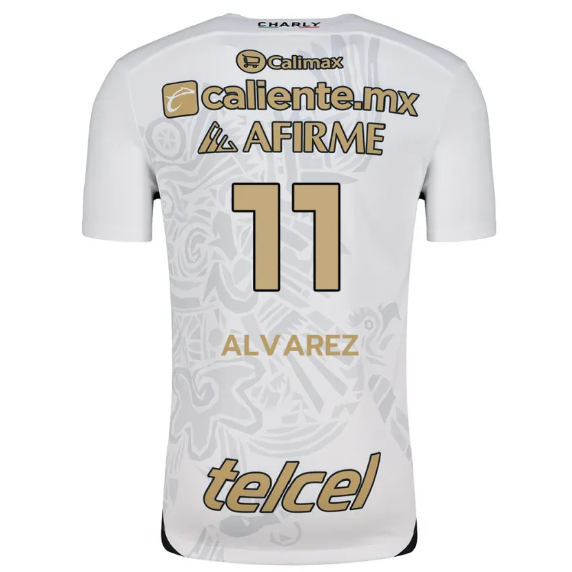 Danxen Herren Efraín Álvarez #11 Weiß Schwarz Auswärtstrikot Trikot 2024/25 T-Shirt Österreich