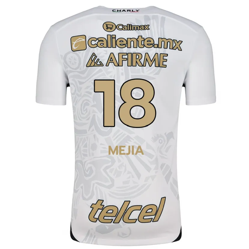Danxen Herren Aarón Mejía #18 Weiß Schwarz Auswärtstrikot Trikot 2024/25 T-Shirt Österreich