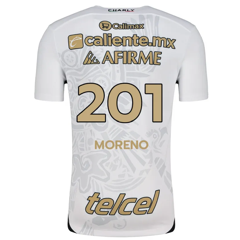Danxen Herren Jesús Moreno #201 Weiß Schwarz Auswärtstrikot Trikot 2024/25 T-Shirt Österreich