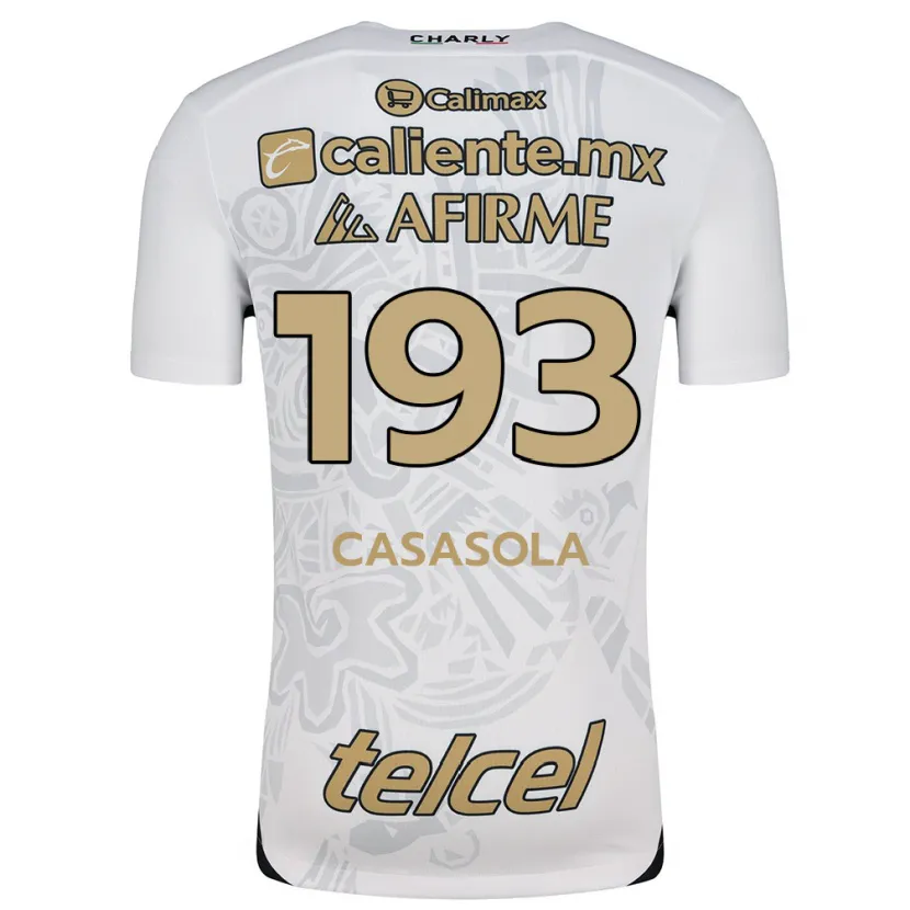 Danxen Herren Axel Casasola #193 Weiß Schwarz Auswärtstrikot Trikot 2024/25 T-Shirt Österreich