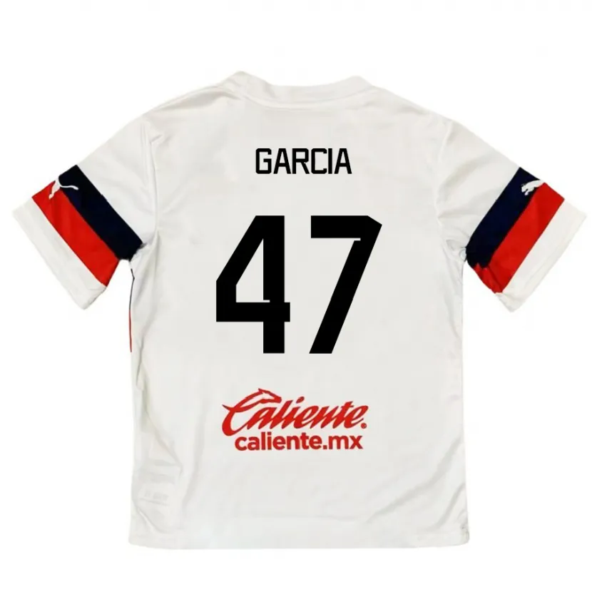 Danxen Herren Gael García #47 Weiß Rot Auswärtstrikot Trikot 2024/25 T-Shirt Österreich