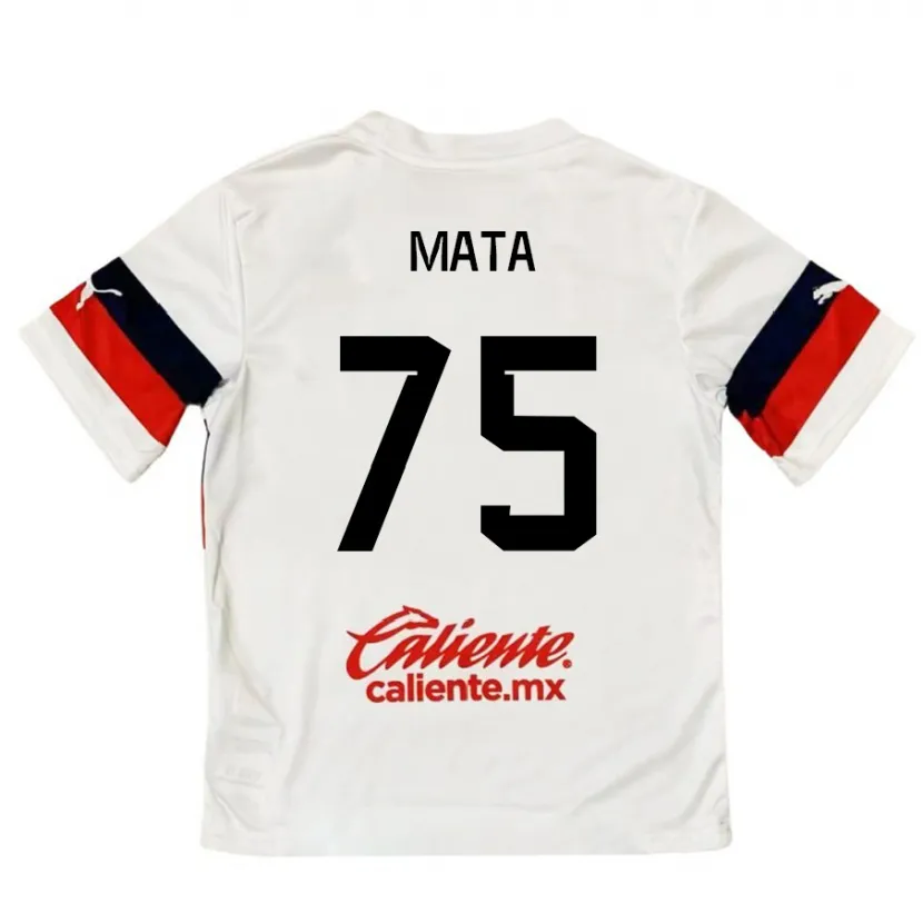 Danxen Herren Hugo Mata #75 Weiß Rot Auswärtstrikot Trikot 2024/25 T-Shirt Österreich