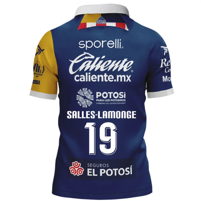 Danxen Herren Sébastien Salles-Lamonge #19 Blau Gelb Auswärtstrikot Trikot 2024/25 T-Shirt Österreich