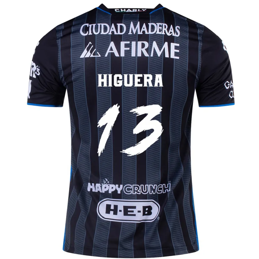 Danxen Herren Carlos Higuera #13 Weiß Schwarz Auswärtstrikot Trikot 2024/25 T-Shirt Österreich