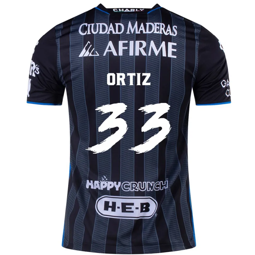 Danxen Herren Pablo Ortiz #33 Weiß Schwarz Auswärtstrikot Trikot 2024/25 T-Shirt Österreich