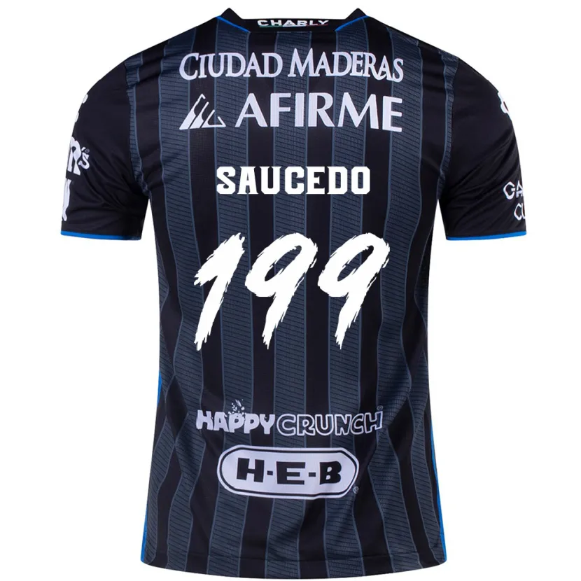 Danxen Herren Christian Saucedo #199 Weiß Schwarz Auswärtstrikot Trikot 2024/25 T-Shirt Österreich