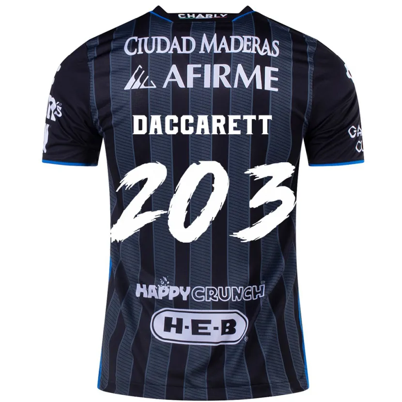 Danxen Herren Juan Daccarett #203 Weiß Schwarz Auswärtstrikot Trikot 2024/25 T-Shirt Österreich